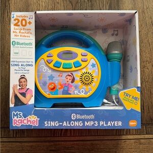 Ms. Rachel sing-along MP3 Player - Blue and Yellow